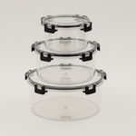 Pentola plastic airtight food container 600ml,1.2L,2.5L image number 0