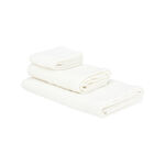 Ambra waffle jacquard/cotton face towel, whtie, 30*50 cm image number 5