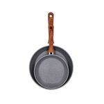  2 Pcs Forge Aluminum Granite Frypan Set image number 3