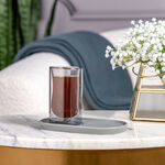 Dallaty grey and black glass and porcelain tea cups set 12 pcs image number 0