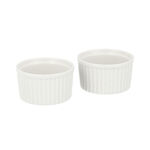 2 Pcs Porcelain Round Ramekin image number 1