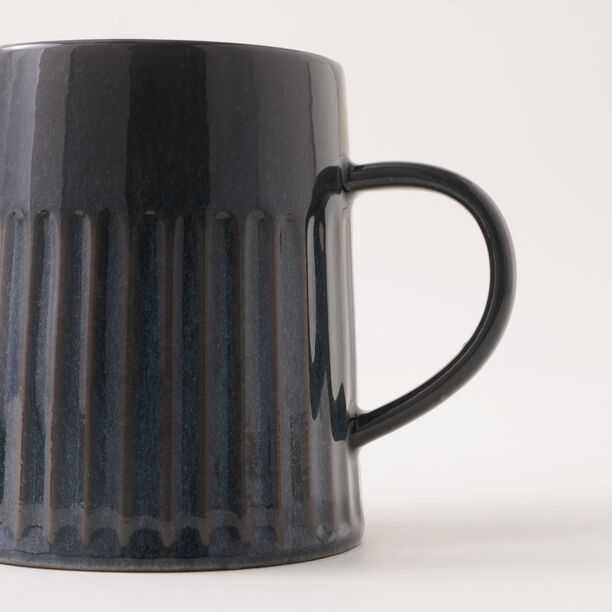 Dallaty Round Ceramic Mug, Navy image number 3