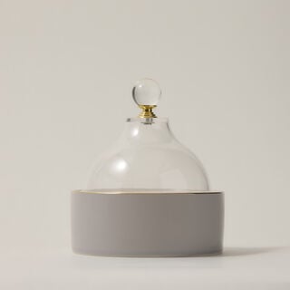Dallaty porcelain date bowl 12.7cm, grey