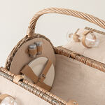 Willow picnic basket 26 pcs set for 4 person image number 4