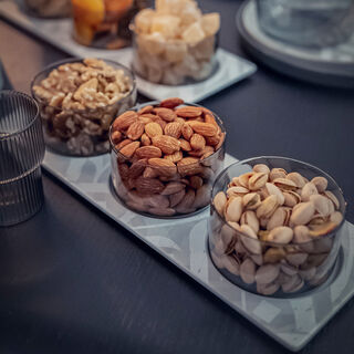 Salam 4 Pieces Glass Nuts Bowl Set