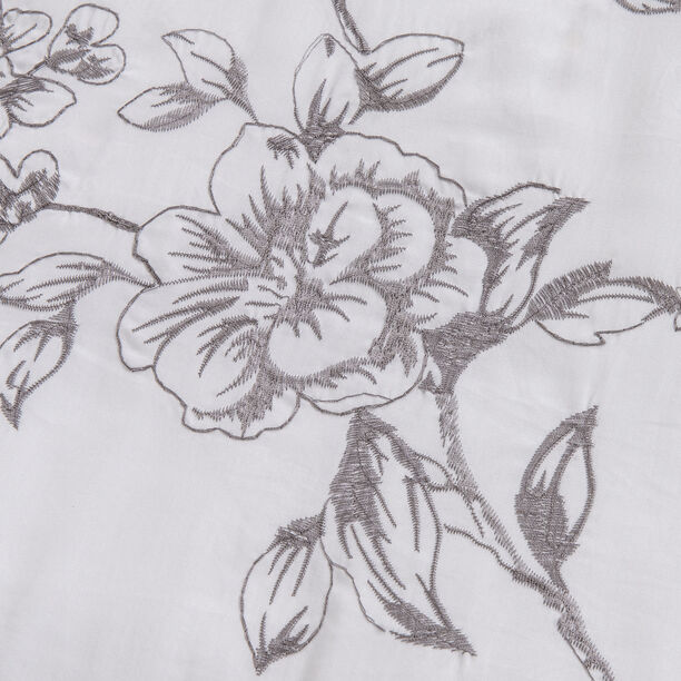 Cotton 4pc Duvet Set Queen 200X240 Floral Embroidery image number 2
