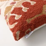Boutique Blanche cotton embroidered cushion, multicolors image number 1