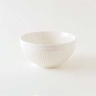 لا ميسا طقم سفرة 16 قطعة أبيض بملمس ناعم