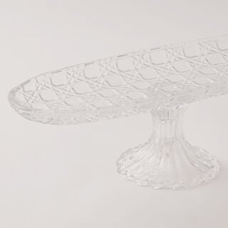 La Mesa small glass serving stand 40.5*14*12.5 cm
