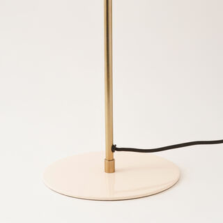 هومز مصباح طاولة من معدن وخشب، ذهبي 26*26*55سم