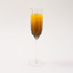 La Mesa 4Pcs Hand Made Glass Tall Juice Glass, Grey 220Ml image number 2