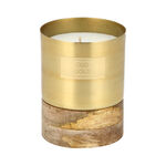 Votive Candle With Wooden Base image number 0