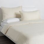 Boutique blanche cotton duvet set of 3pcs, beige, 220*260cm image number 0