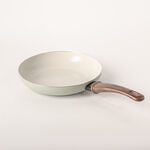 7 Pcs non stick cookware set with glass lid green image number 8