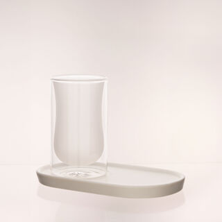 Rio porcelain 12pcs double glass tea set