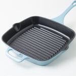 Alberto enameled cast iron square grill pan, blue 50*27*7.7cm image number 1