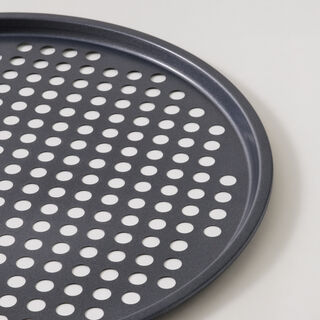 Betty Crocker non stick pizza crisper pan 33.5cm grey