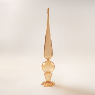 Homez glass Ramadan decorative piece, brown 10.5*10.5*60.5cm