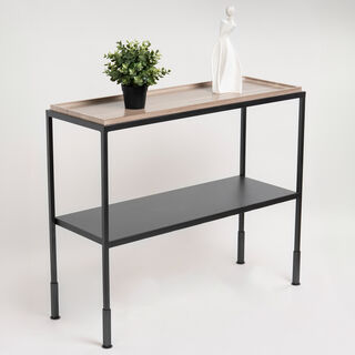 Homez wood and metal console table