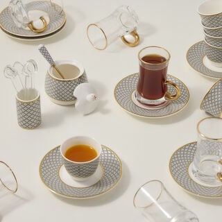 Dallaty 28pcs Arabic tea and coffee set