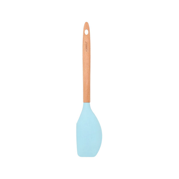 Alberto Silicone Spatula With Wooden Handle Blue image number 1