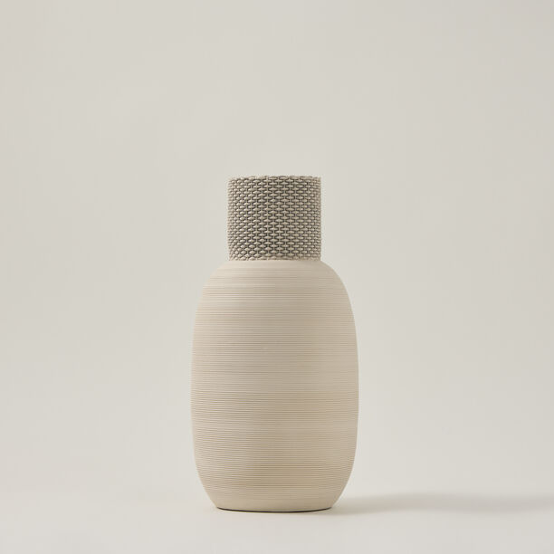 Waraq Ceramic Vase 15*15*29.5 Cm image number 0