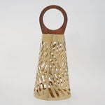 Homez Zahra Collection Lantern, Gold, 20*20*42 Cm image number 0