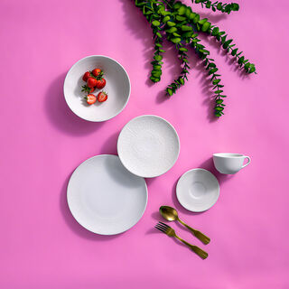 20 Pcs Porcelain Dinner Set Serve 4 Persons