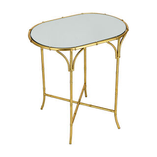 Bamboo Round Side Table