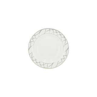 La Mesa metalic beige bone porcelain dinner set 85 pcs