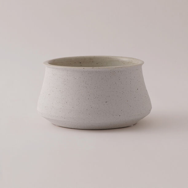 Homez Ceramic Decor Pot, Beige 18*18*10 Cm image number 0