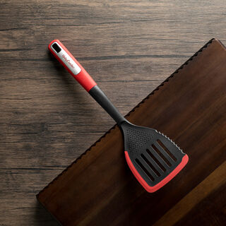 Betty Crocker Silicone Slotted Turner W/ Handle L: 34Cm