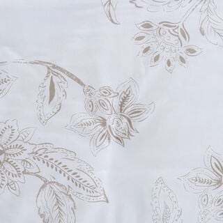 Cottage comfy floral 6pc comforter queen beige 200*240cm