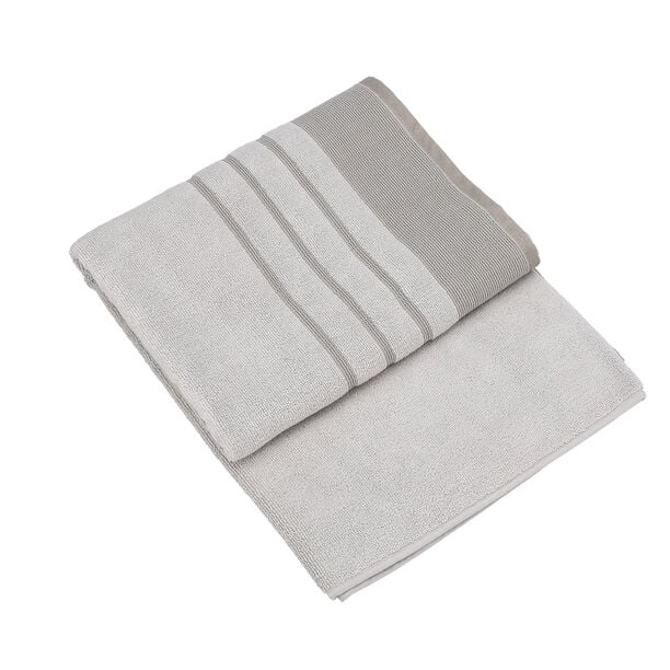 Cottage Bath Sheet Towel Indian Cotton 100x150 Gray image number 2