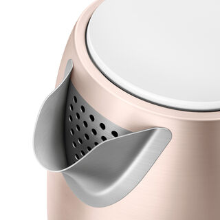 Philips Daily Metal Kettle, 2200W, 1.7L, Rosegold and White