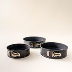 Alberto carbon steel cake 3pcs set 20cm, 23cm, 25cm in grey image number 4