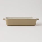 Alberto ceramic baking pan with metal grid 2000ml 32*19.7*6cm, beige image number 1
