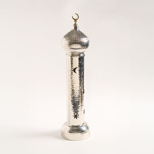 Silver metal Ramadan decoration 12*12*47 cm image number 0
