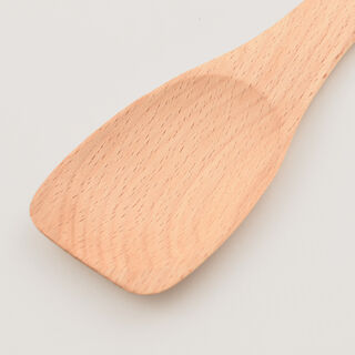 Pentola wood bluntend spoon, silicone handle, green 30*6.9*1.5 cm
