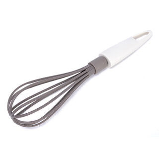 Alberto Plastic Whisk With Soft Hand Brown Blue