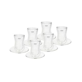 Arabic Tea Cup Double Wall Set 12 Pieces