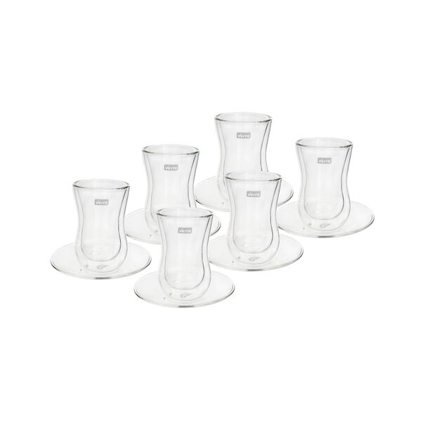 Arabic Tea Cup Double Wall Set 12 Pieces image number 0