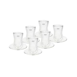 Arabic Tea Cup Double Wall Set 12 Pieces