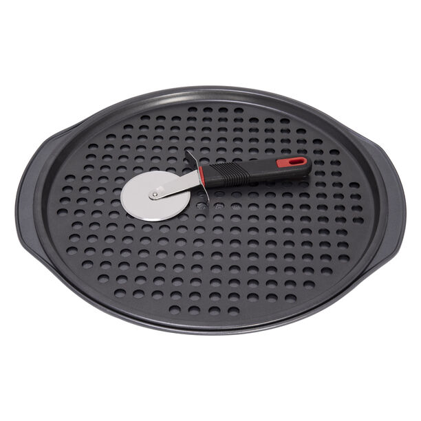 2 Piece Betty Crocker Pizza Set With Cutter image number 1