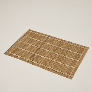 Alberto Bamboo Placemat Brown Color