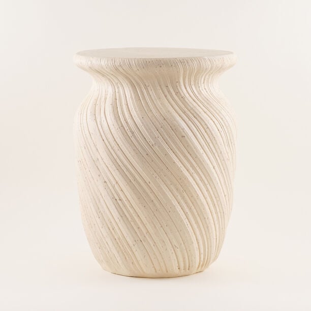 هومز مقعد ديكوري ريزن بلون كريمي 33.5*34*43.5 سم image number 1