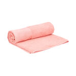 Embroidered Border Cotton Bath Towel 70*140 cm Peche image number 1