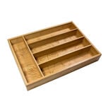 Alberto Bamboo Divided Cutlery Box image number 1
