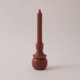 Homez Mono Wax Candle 8*30Cm, Brown