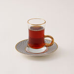 طقم شاي وقهوة عربي 28 قطعة من دلتي image number 2